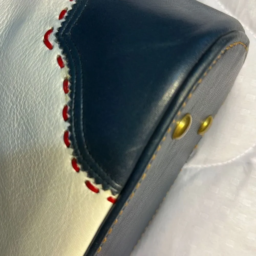 Miss Tony Lama Vintage Leather purse with strap.